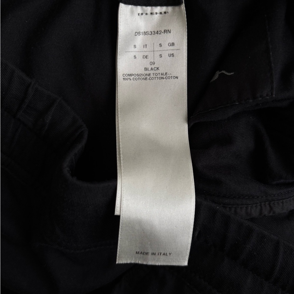 Rick Owens DRKSHDW drawstring skirt Black Soft Short Pillar Skirt - Picture 6 of 11